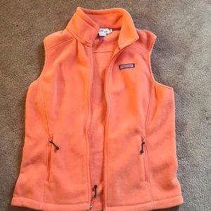 Vineyard Vines Fleece Orange Vest